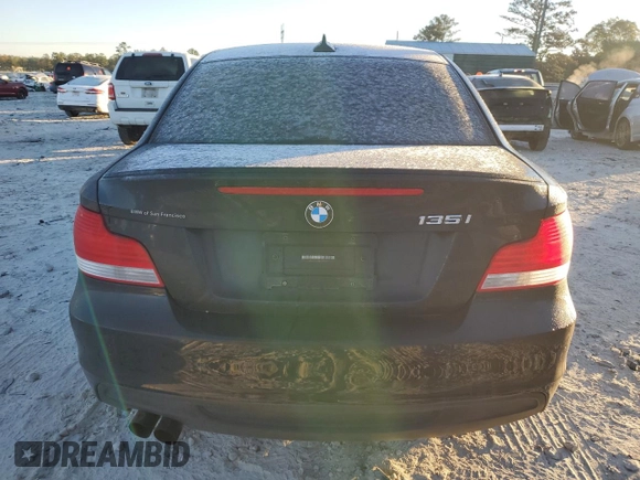 2010 BMW 1 Series 135i with VIN WBAUC7C53AVK95945, listed as a Copart auction lot 76455904 with 172,990 mi miles and Salvage title. Bid and sale history available at DreamBid. Image 6.