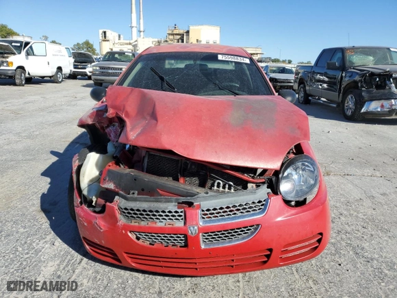 2003 Dodge Neon SE with VIN 1B3ES26C93D194538, listed as a Copart auction lot 75598834 with NaN miles and Salvage Title. Bid and sale history available at carsss.com. Image 5.