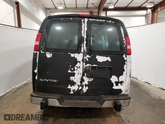 2024 GMC Savana Cargo Van with VIN 1GTW7AFP0R1164209, listed as a Copart auction lot 46700295 with 0 mi miles and Clean Title. Bid and sale history available at carsss.com. Image 6.