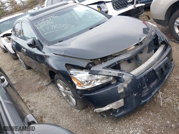 2013 Nissan Altima 2.5 S with VIN 1N4AL3AP4DN502839, listed as a IAAI auction lot 38739287 with 135,951 mi miles. Bid and sale history available at carsss.com. Image 1.