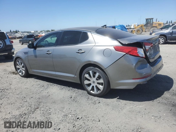 2013 Kia Optima SX with VIN 5XXGR4A64DG146064, listed as a Copart auction lot 58272935 with 108,116 mi miles and Salvage title. Bid and sale history available at DreamBid. Image 2.
