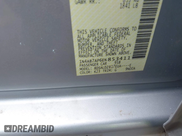 2014 Nissan Sentra SV z VIN 1N4AB7AP6EN853411, wystawiony jako IAAI lot #41058501 z przebiegiem 133 780 mil mil oraz . Historia ofert i sprzedaży dostępna na DreamBid. Obrazek 9.