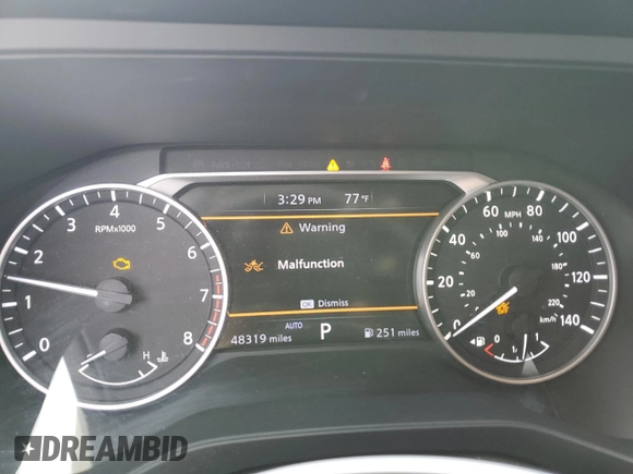 2023 Nissan Pathfinder S with VIN 5N1DR3AC6PC209572, listed as a Copart auction lot 44114765 with 48,319 mi miles and Clean title. Bid and sale history available at DreamBid. Image 9.