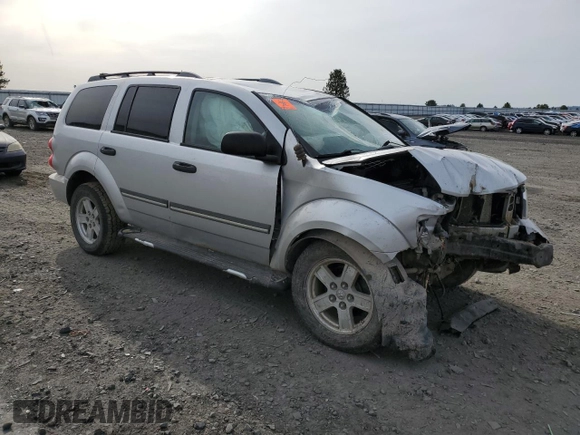 2007 Dodge Durango SLT with VIN 1D8HB48P47F585969, listed as a Copart auction lot 52752775 with 225,994 mi miles and Salvage title. Bid and sale history available at DreamBid. Image 4.