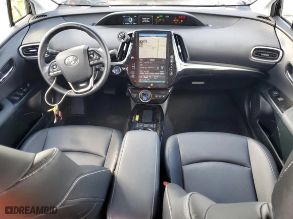 2021 Toyota Prius Prime LE with VIN JTDKAMFP1M3181731, listed as a Copart auction lot 45333535 with 43,306 mi miles and Salvage Title. Bid and sale history available at carsss.com. Image 8.