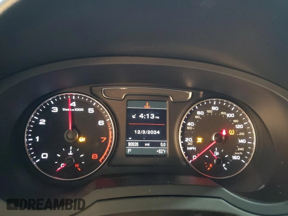 2016 Audi Q3 Prestige with VIN WA1GFCFSXGR004015, listed as a Copart auction lot 83608134 with 90,926 mi miles and Salvage title. Bid and sale history available at DreamBid. Image 9.