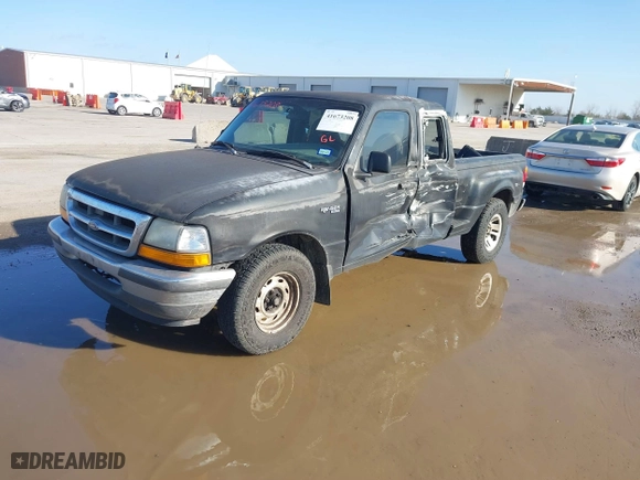 1999 Ford Ranger XL with VIN 1FTYR14V6XPB38342, listed as a IAAI auction lot 41673208 with 196,761 mi miles. Bid and sale history available at carsss.com. Image 6.
