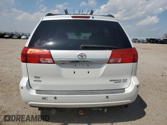 2005 Toyota Sienna XLE with VIN 5TDBA22C95S037691, listed as a Copart auction lot 54013205 with 155,209 mi miles and Salvage title. Bid and sale history available at DreamBid. Image 6.
