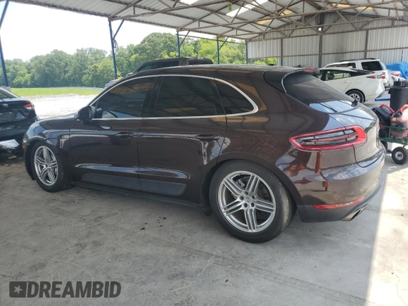 2015 Porsche Macan S with VIN WP1AB2A53FLB59122, listed as a Copart auction lot 62160925 with 105,169 mi miles and Clean title. Bid and sale history available at DreamBid. Image 2.