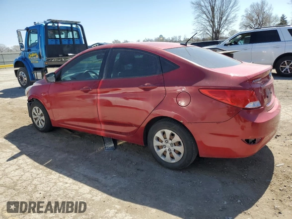 2015 Hyundai Accent GLS with VIN KMHCT4AE8FU911244, listed as a Copart auction lot 49789515 with 107,951 mi miles and Salvage Title. Bid and sale history available at DreamBid. Image 2.
