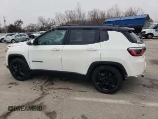 2019 Jeep Compass Altitude with VIN 3C4NJCBB0KT699431, listed as a Copart auction lot 43756685 with 94,738 mi miles and Salvage Title. Bid and sale history available at carsss.com. Image 2.