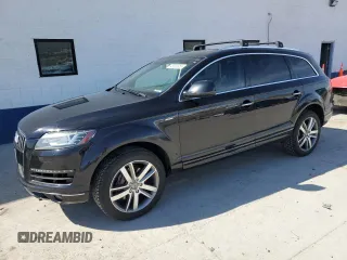 2014 Audi Q7 3.0T Premium Plus with VIN WA1LGAFE4ED013698, listed as a Copart auction lot 48530355 with 125,782 mi miles and Salvage Title. Bid and sale history available at carsss.com. Image 1.