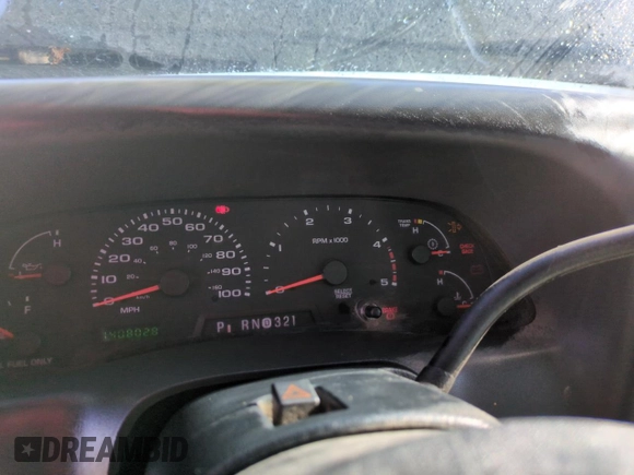 2003 Ford Super Duty F-250 XL with VIN 1FTNX21P03ED15381, listed as a Copart auction lot 44331695 with 140,802 mi miles and Salvage Title. Bid and sale history available at carsss.com. Image 9.