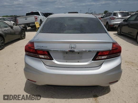 2015 Honda Civic Sedan SE with VIN 2HGFB2F72FH550794, listed as a Copart auction lot 51347575 with 109,341 mi miles and Salvage Title. Bid and sale history available at carsss.com. Image 6.