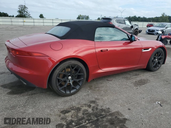 2014 Jaguar F-Type V6 with VIN SAJWA6E73E8K07203, listed as a Copart auction lot 70246224 with 46,641 mi miles and Salvage Title. Bid and sale history available at DreamBid. Image 3.