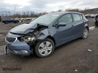 2016 Kia Forte 5-Door LX with VIN KNAFK5A87G5636124, listed as a Copart auction lot 51601795 with 87,028 mi miles and Salvage Title. Bid and sale history available at carsss.com. Image 1.
