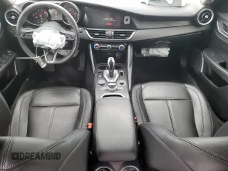 2021 Alfa Romeo Giulia with VIN ZARFAMAN7M7638886, listed as a Copart auction lot 51004375 with 50,571 mi miles and Salvage title. Bid and sale history available at DreamBid. Image 8.