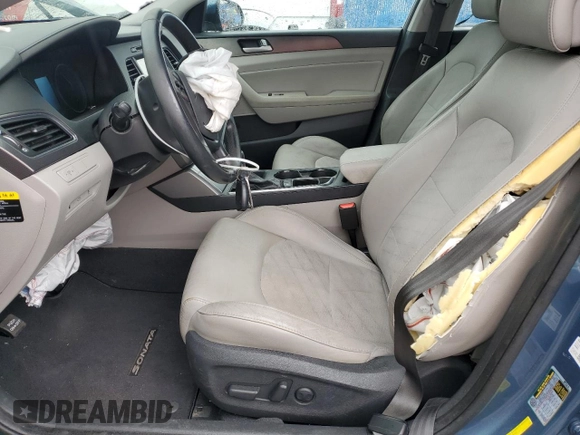 2017 Hyundai Sonata Sport with VIN 5NPE34AF6HH452394, listed as a Copart auction lot 52299045 with Not Provided miles and Salvage Title. Bid and sale history available at DreamBid. Image 7.