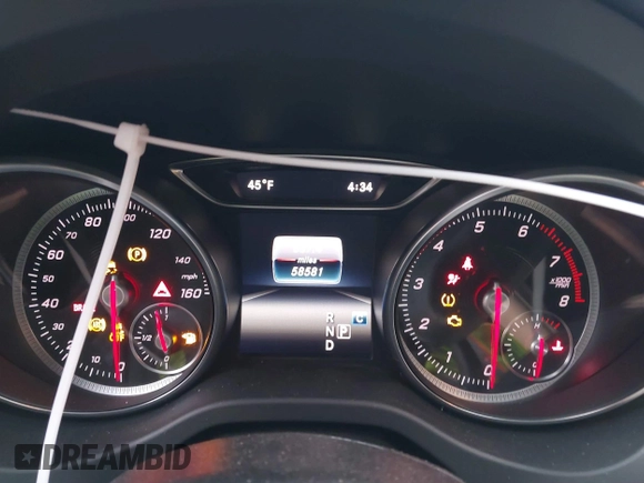 2018 Mercedes-Benz CLA 250 with VIN WDDSJ4GB9JN595199, listed as a IAAI auction lot 41532648 with 58,581 mi miles and . Bid and sale history available at DreamBid. Image 7.