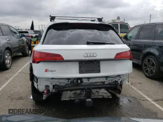 2021 Audi SQ5 Premium Plus with VIN WA1B4AFY5M2040854, listed as a Copart auction lot 45117073 with 42,940 mi miles. Bid and sale history available at carsss.com. Image 6.