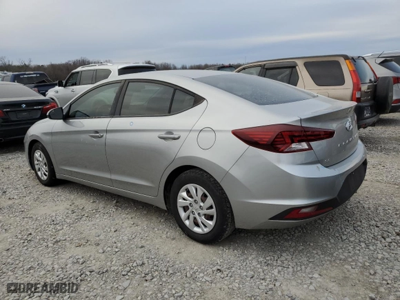 2020 Hyundai Elantra SE with VIN 5NPD74LF9LH566587, listed as a Copart auction lot 88856505 with 45,057 mi miles and Salvage Title. Bid and sale history available at carsss.com. Image 2.