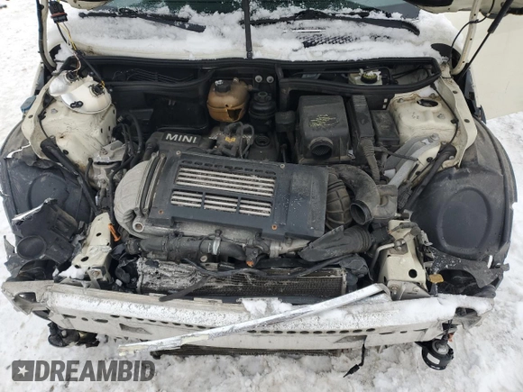 2008 MINI Convertible S with VIN WMWRH33588TU80448, listed as a Copart auction lot 87855235 with Not provided miles and Salvage title. Bid and sale history available at DreamBid. Image 12.