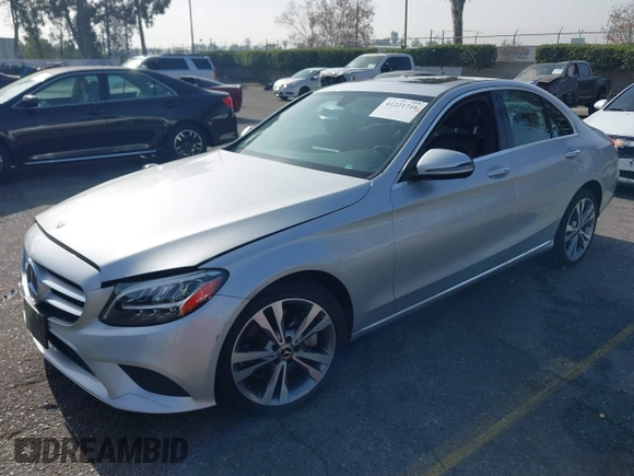 2020 Mercedes-Benz C 300 with VIN WDDWF8DB0LR550162, listed as a IAAI auction lot 41221716 with 73,411 mi miles and . Bid and sale history available at carsss.com. Image 2.