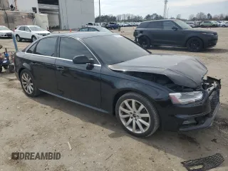 2014 Audi A4 Premium with VIN WAUBFAFL1EN030856, listed as a Copart auction lot 51037435 with 95,190 mi miles and Salvage Title. Bid and sale history available at carsss.com. Image 4.