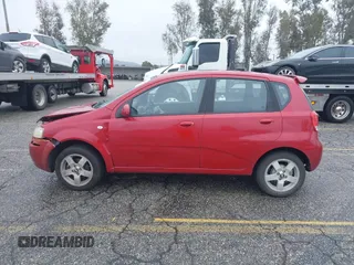 2006 Chevrolet Aveo LT with VIN KL1TG66676B549500, listed as a IAAI auction lot 41802744 with 58,777 mi miles and . Bid and sale history available at DreamBid. Image 14.