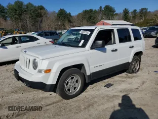 2016 Jeep Patriot Sport z VIN 1C4NJRBBXGD512146, wystawiony jako Copart lot #49086325 z przebiegiem 163 151 mil mil oraz Szkoda całkowita • Salvage title. Historia ofert i sprzedaży dostępna na DreamBid. Obrazek 1.