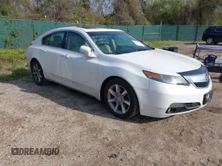 2012 Acura TL Tech Auto with VIN 19UUA8F56CA010239, listed as a IAAI auction lot 42061831 with 312,964 mi miles. Bid and sale history available at carsss.com. Image 1.