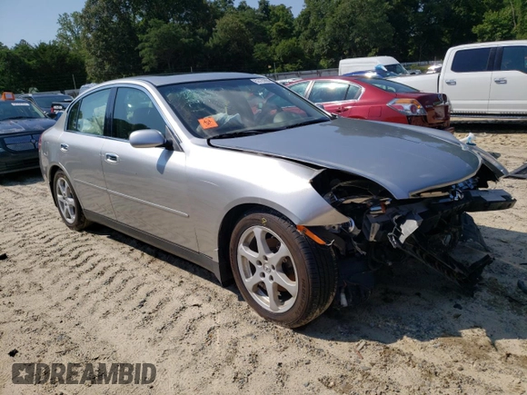 2004 Infiniti G35 w/Leather with VIN JNKCV51F04M711144, listed as a Copart auction lot 62720864 with 68,800 mi miles and Salvage Title. Bid and sale history available at DreamBid. Image 4.