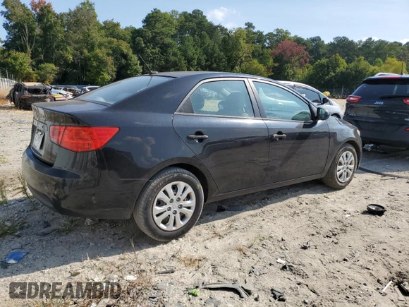 2011 Kia Forte LX with VIN KNAFT4A28B5888296, listed as a Copart auction lot 71372764 with 130,639 mi miles and Salvage Title. Bid and sale history available at carsss.com. Image 3.