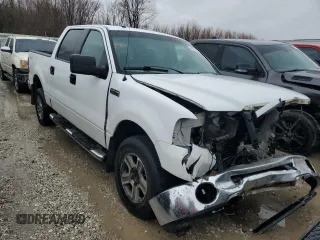 2006 Ford F-150 XL with VIN 1FTPW14V66FB24692, listed as a Copart auction lot 42327125 with 0 mi miles and Salvage Title. Bid and sale history available at carsss.com. Image 4.