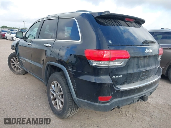 2014 Jeep Grand Cherokee Limited with VIN 1C4RJFBG8EC151465, listed as a IAAI auction lot 42561814 with 159,789 mi miles and . Bid and sale history available at DreamBid. Image 3.