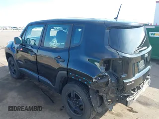 2017 Jeep Renegade Sport with VIN ZACCJBAB2HPG36611, listed as a IAAI auction lot 41795715 with 155,644 mi miles and . Bid and sale history available at carsss.com. Image 3.