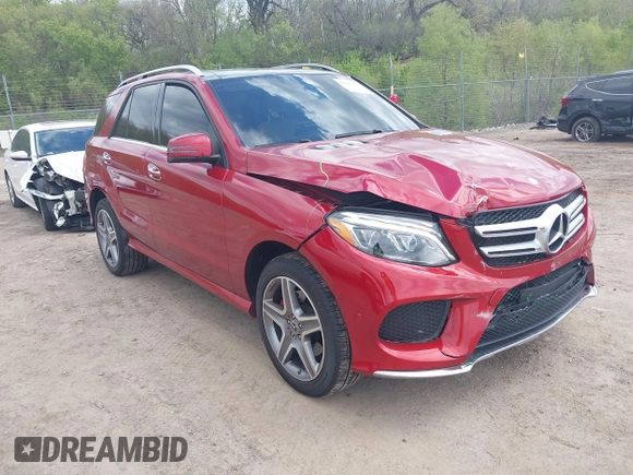 2017 Mercedes-Benz GLE 400 with VIN 4JGDA5GB1HA906999, listed as a IAAI auction lot 42211022 with 84,247 mi miles and . Bid and sale history available at DreamBid. Image 1.
