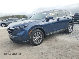 2025 Honda CR-V EX with VIN 7FARS4H46SE005308, listed as a Copart auction lot 45758325 with 5,158 mi miles and Salvage Title. Bid and sale history available at DreamBid. Image 1.