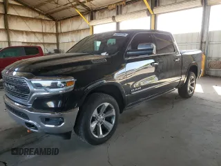 2019 Ram 1500 Limited z VIN 1C6SRFHT7KN503621, wystawiony jako Copart lot #52022225 z przebiegiem 110 487 mil mil oraz Szkoda całkowita • Salvage title. Historia ofert i sprzedaży dostępna na DreamBid. Obrazek 1.