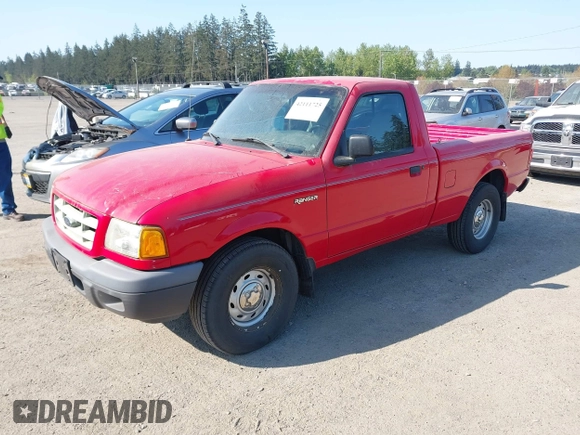 2001 Ford Ranger XL with VIN 1FTYR10DX1PB62034, listed as a IAAI auction lot 42111725 with 188,307 mi miles. Bid and sale history available at carsss.com. Image 2.