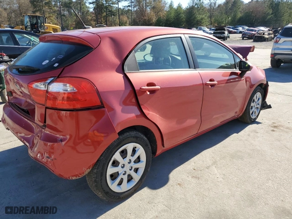 2012 Kia Rio LX with VIN KNADM5A30C6019304, listed as a Copart auction lot 44544055 with 171,338 mi miles and Salvage Title. Bid and sale history available at carsss.com. Image 3.