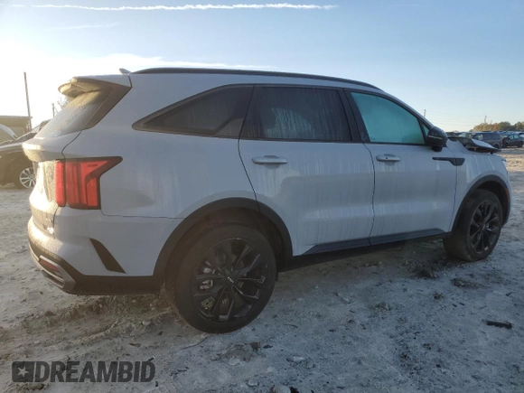 2023 Kia Sorento SX Prestige with VIN 5XYRKDLF0PG189486, listed as a Copart auction lot 82434574 with 19,972 mi miles and Salvage Title. Bid and sale history available at carsss.com. Image 3.