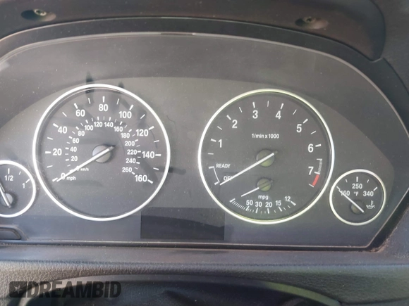 2013 BMW 3 Series 320i with VIN WBA3B1C50DF461591, listed as a IAAI auction lot 41505029 with 1 mi miles. Bid and sale history available at carsss.com. Image 15.