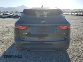2020 Jaguar F-Pace 25t Premium with VIN SADCJ2FX4LA618158, listed as a Copart auction lot 52814585 with 45,494 mi miles and Salvage Title. Bid and sale history available at DreamBid. Image 6.