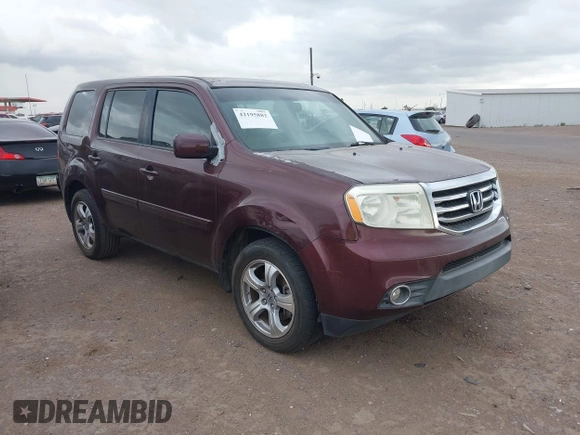 2012 Honda Pilot EX-L with VIN 5FNYF3H59CB040568, listed as a IAAI auction lot 42195882 with 211,487 mi miles and . Bid and sale history available at carsss.com. Image 1.