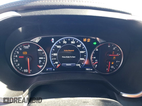 2023 Chevrolet Blazer Premier with VIN 3GNKBLRS3PS132446, listed as a Copart auction lot 80819214 with 7,852 mi miles and Salvage title. Bid and sale history available at DreamBid. Image 9.