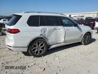 2022 BMW X7 xDrive40i with VIN 5UXCW2C05N9K20349, listed as a Copart auction lot 48778145 with 53,626 mi miles and Salvage Title. Bid and sale history available at carsss.com. Image 3.