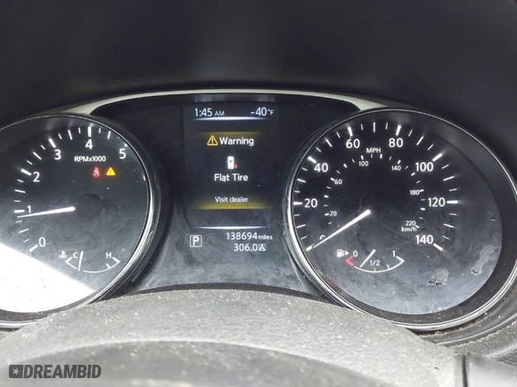 2014 Nissan Rogue SV with VIN 5N1AT2ML9EC828271, listed as a IAAI auction lot 41447881 with 138,694 mi miles. Bid and sale history available at carsss.com. Image 7.