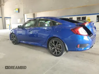 2019 Honda Civic Sport with VIN 2HGFC2F83KH600151, listed as a Copart auction lot 58012425 with 28,686 mi miles and Salvage title. Bid and sale history available at DreamBid. Image 2.
