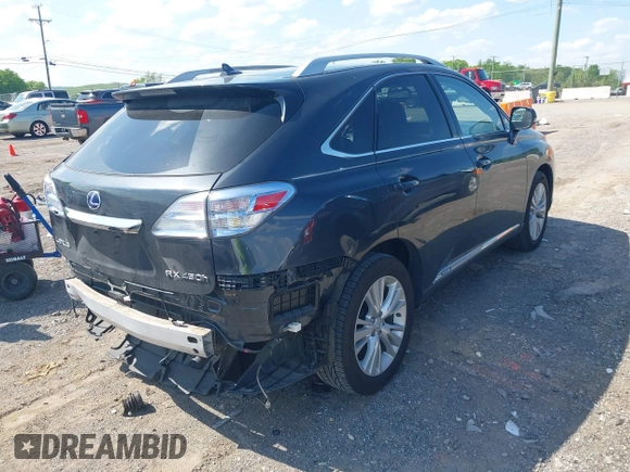 2010 Lexus RX 450h with VIN JTJBC1BA2A2003920, listed as a IAAI auction lot 42127344 with 147,015 mi miles and . Bid and sale history available at DreamBid. Image 4.